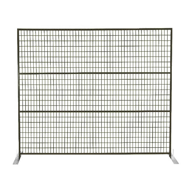 Temporary Fence Panel - 8Hx9’6L - Black - Alberta Sandbags