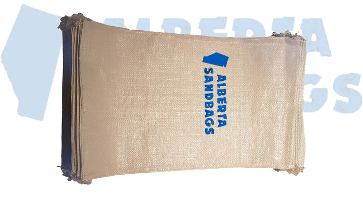 EMPTY 14 x 26" Polypropylene Sandbags / 50 PK. Alberta Sandbags Inc.