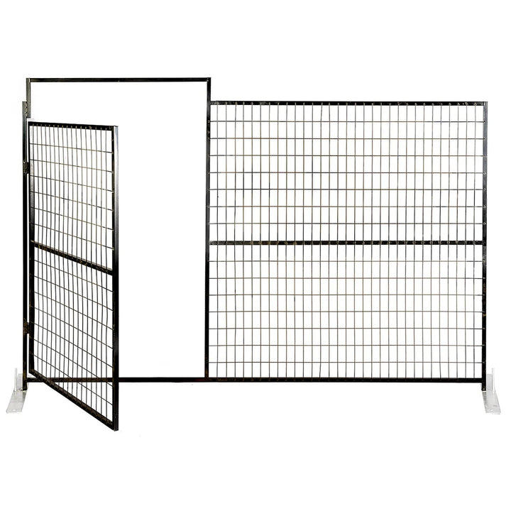 Temporary Fence Panel Man Gates - 6'HX9'6"L - Alberta Sandbags